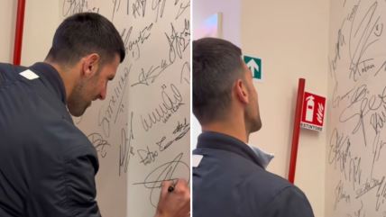 Novak Đoković u prodavici Milana