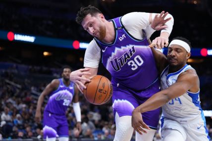 Jusuf Nurkić i Vendel Karter na utakmici Jute i Orlanda