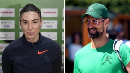 Ivana Španović i Novak Đoković