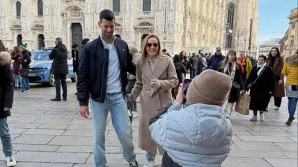 Novak i Jelena Đoković u Milanu