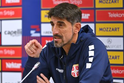 Veljko Paunović, selektor Srbije.