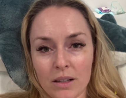 Lindzi Von se javila iz bolnice