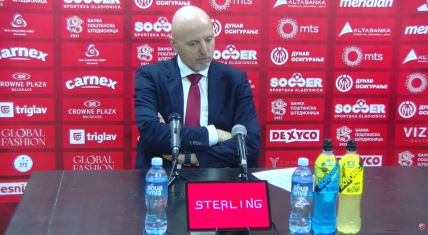 Saša Obradović na konferenciji Zvezde posle Igokee