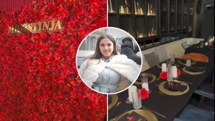 Luksuzna dekoracija na promociji albuma Nadice Ademov