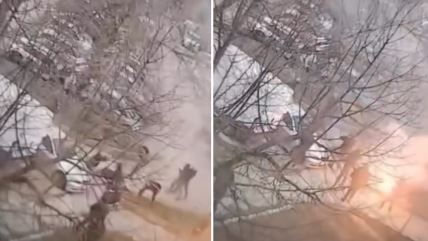 Tuča navijača Zvezde i Radničkog u Nišu