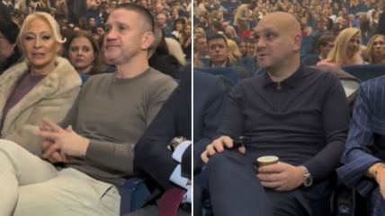 Porodica Šaulić u prvom redu na koncertu u Šabanovu čast