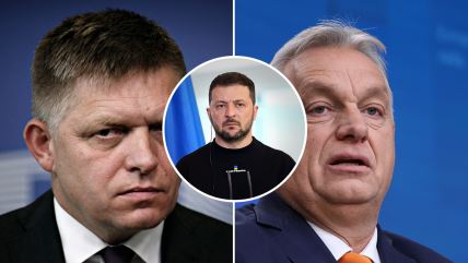 Robert Fico, Viktor Orban, Volodimir Zelenski