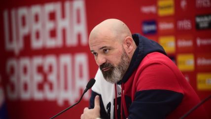Dejan Stanković na konferenciji Zvezde pred Partizan
