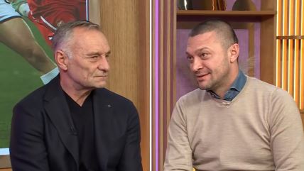 Dragiša Binić i Ivica Iliev u emisiji na Una TV.