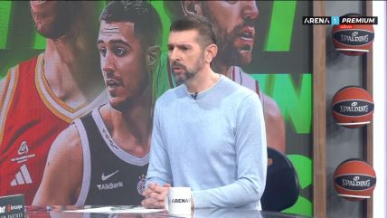 Nikola Lončar tokom gostovanja na Areni sport