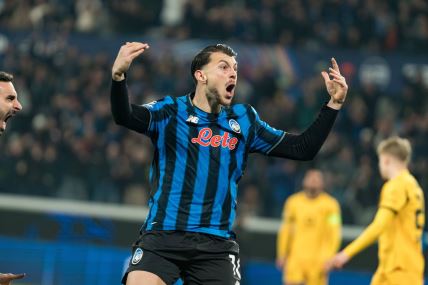 Srpski fudbaler Lazar Samardžić u dresu Atalante.