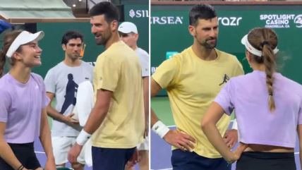 Novak Đoković i Iva Jović