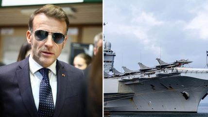 Francuski nosač aviona Šarl de Gol, Emanuel Makron