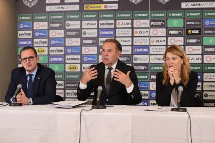 Rasim Ljajić, Milka Forcan i Predrag Mijatović