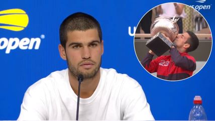 Karlos Alkaraz i Novak Đoković