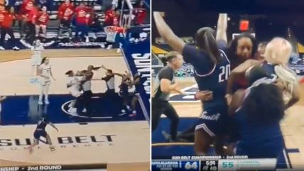 Tuča igračica na meču Južne Alabame i Koastal Karoline