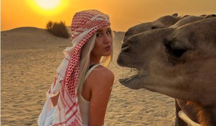 Influenserka Dubai objava