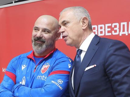 Dejan Stanković i Zvezdan Terzić, trener i generalni direktor Crvene zvezde.
