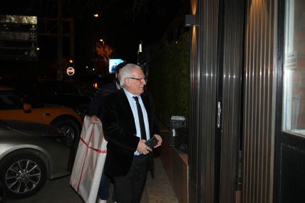 Željko Samardžić prvi put u javnosti sa zetom