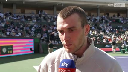 Džek Drejper daje izjavu za Skaj Sports o Novaku.