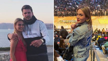 Luka Dončić i Anamarija Goltes.