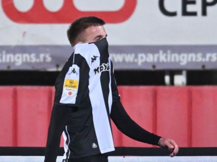 Milan Roganović, fudbaler Partizana.