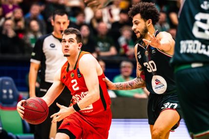 Džozef Džirard na meču protiv Cedevita Olimpija - Slask