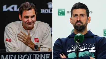 Novak Đoković i Rodžer Federer.