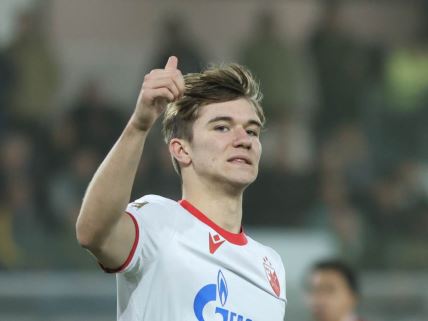 Vasilije Kostov, fudbaler Crvene zvezde.