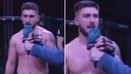 Amil Tutić MMA borac iz BiH psuje publiku u Srbiji