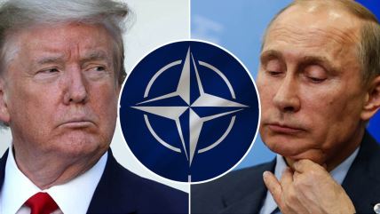 Donald Tramp, Vladimir Putin, NATO