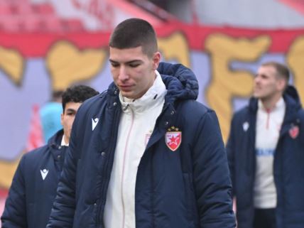 Stefan Gudelj, fudbaler Crvene zvezde i mladi reprezentativac Srbije.