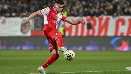 Lazar Ranđelović u napadu Vojvodine na stadionu Karađorđe