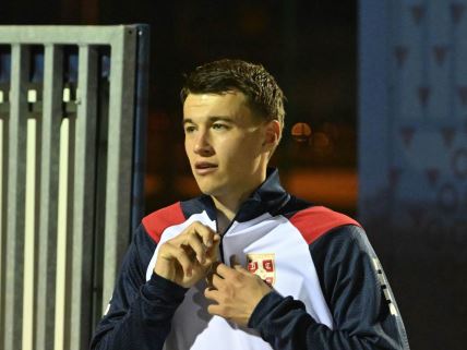 Fudbaler Aleksa Cvetković.