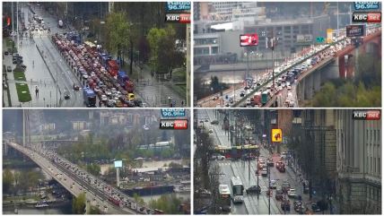 Popodnevni špic u Beogradu