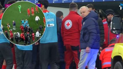 Pad Turskog trenera na meču protiv Hrvatske