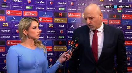 Saša Obradović daje izjavu posle poraza od Partizana u derbiju