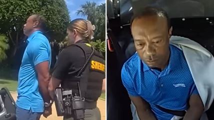 Tajger Vuds prilikom hapšenja