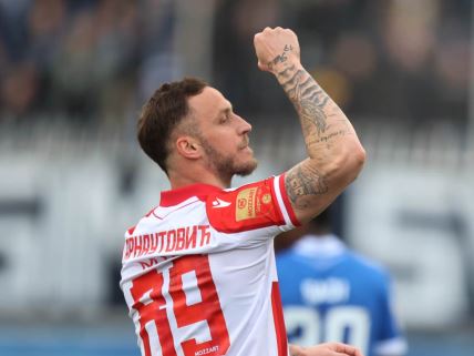 Fudbalr Crvene zvezde Marko Arnautović.