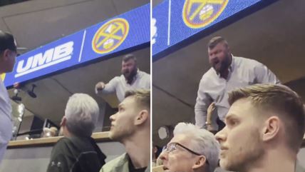 Strahinja Jokić viče na navijača San Antonija.