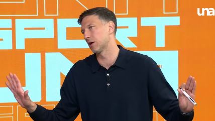 Milutin Aleksić u emisiji Sportuna na Una TV.