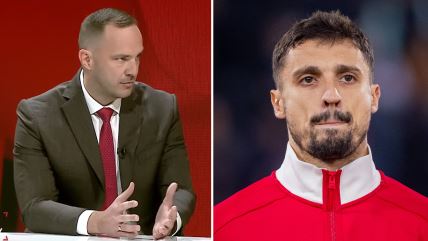 Vico Zeljković s leve strane i sa desne Rade Krunić.