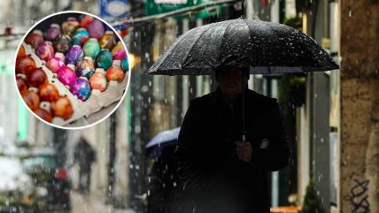 Uskršnja jaja, Uskrs, Vaskrs, kiša, pljusak, nevreme