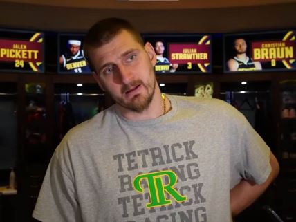 Nikola Jokić nakon pobede u NBA ligi.