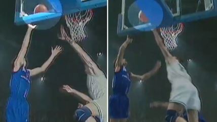 Blokada Stojka Vrankovića na spornom finalu Panatinaikos Barselona