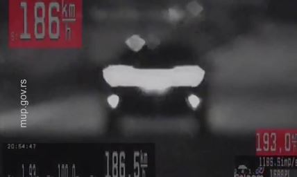 196 km na sat bez vozačke dozvole