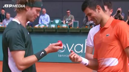 Andrej Rubljov i Novak Đoković.