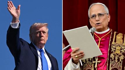 Donald Tramp Papa Lav XIV