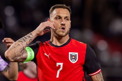 Marko Arnautović u dresu Austrije.