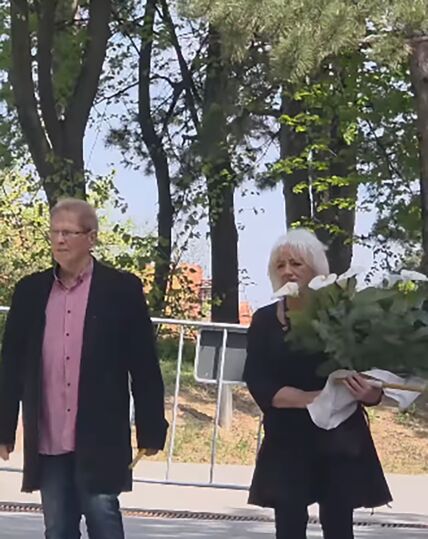 Vera Matović i suprug Raca